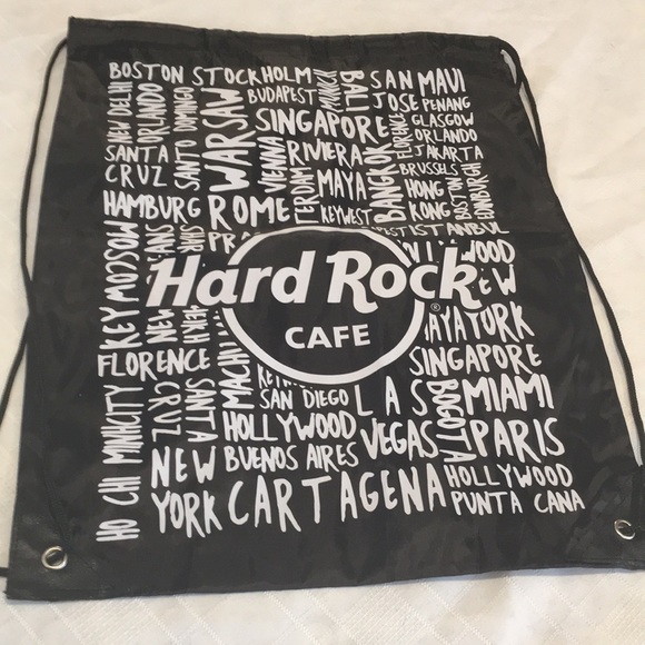 Hard Rock Cafe Bags Hard Rock Cafe Back Unisex Tote Bag Nwot Black